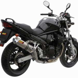 MIVV Oval Edelstahl Hochgelegt Suzuki GSF 650 Bandit 05-06