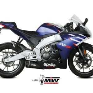 MIVV DELTA RACE Edelstahl schwarz APRILIA RS 125 21-24