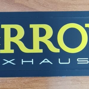 3885049-Arrow Aufkleber neu 135x35 schwarz hitzebeständig