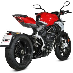 MIVV Speed Edge Edelstahl schwarz MV Agusta Brutale 800 RR 17-20