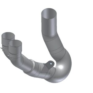 D.045.C1-MIVV Katersatzrohr DUCATI HYPERMOTARD 950/SP 19-21