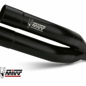 MIVV DOUBLE GUN STEEL BLACK SUZUKI GSR 750 11-16