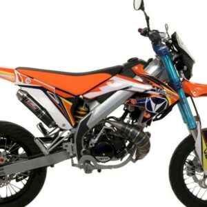 VENT DERAPAGE 50/DERAPAGE 50RR 2019/2020 ALUMINIUM SILENCER WITH LINK PIPE FOR G