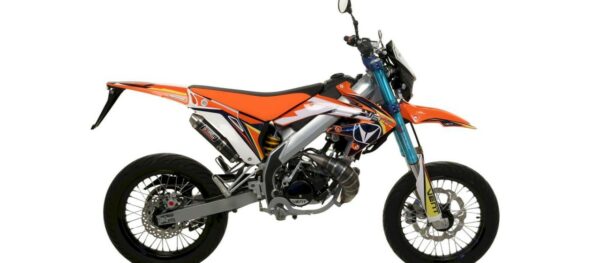 VENT DERAPAGE 50/DERAPAGE 50RR 2019/2020 CARBON SILENCER WITH LINK PIPE FOR GIAN