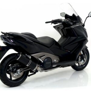 KYMCO AK 550 2017 IPERSPORT BLACK ALUMIN IUM SILENECR WITH RACING LINK PIPE