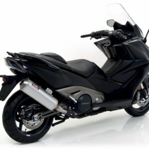 KYMCO AK 550 2017 IPERSPORT TITANIUM SIL ENCER WITH CARBY END CAP AND CATALYTIC