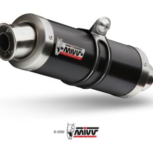 MIVV GP Edelstahl schwarz ZONTES ZT 125 GK 2021 > 2023