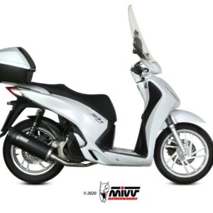 MIVV MOVER Edelstahl schwarz HONDA SH 125/150 13-16