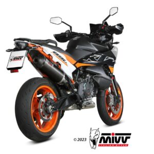 MIVV OVAL BLACK with carbon cap KTM 890 SMT 2023-2024