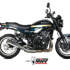 MIVV HR-1 Edelstahl poliert KAWASAKI Z900 RS 18-24