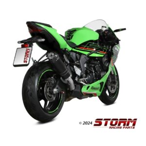 STORM by MIVV GP-C Edelstahl schwarz KAWASAKI ZX-6 R 636 2024