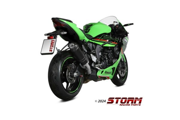 STORM by MIVV GP-C Edelstahl schwarz KAWASAKI ZX-6 R 636 2024