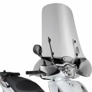Windschild transparent, 720 mm hoch, 710 mm breit – ohne ABE