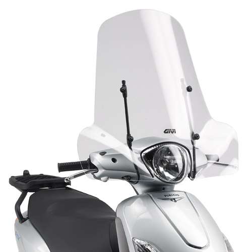 Windschild transparent, 508 mm hoch, 660 mm breit mit ABE