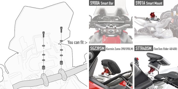 Adapterkit für die Montage der Smart Bar S900A oder der Smart Mount S901A