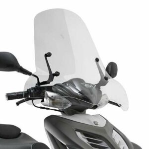 Windschild transparent, 560 mm hoch, 715 mm breit für verschiedene Modelle, ohne ABE
