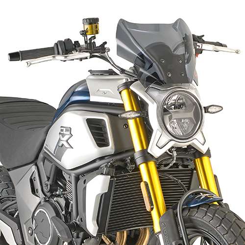 Windschild - getönt - 220x310 mm (HxB) - ohne ABE - für verschiedene Modelle