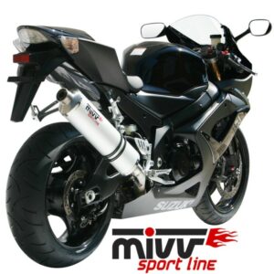 MIVV Oval Edelstahl Suzuki GSX-R 1000 05-06