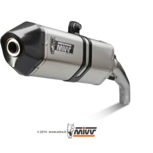 MIVV Speed Edge Edelstahl Suzuki DL 1000 V-Strom 14-16