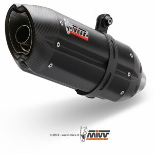 MIVV Suono Edelstahl schwarz Ducati Monster 821 15-16