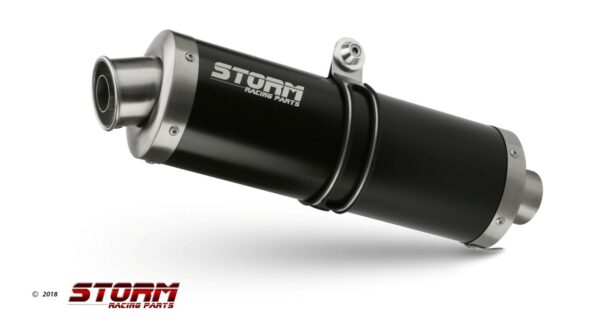 Storm by MIVV OVAL schwarz Honda CBR 600 F ´01/10