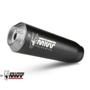MIVV X-M1 Edelstahl schwarz ZONTES ZT 125 GK 21-22