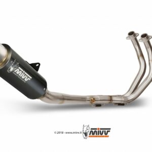 MIVV GPpro Edelstahl Schwarz YAMAHA MT-07/FZ-07 14-22
