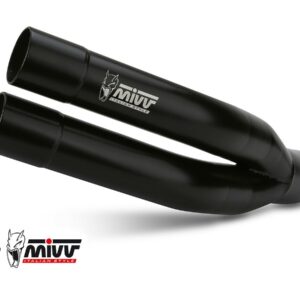 MIVV DOUBLE GUN STEEL BLACK YAMAHA MT-03 16-