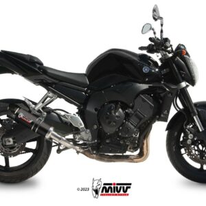 MIVV GP-C Edelstahl schwarz mit Carbonendkappe YAMAHA FZ1 / FZ1 FAZER 2006 > 201