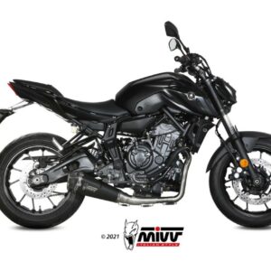 MIVV DELTA RACE Edelstahl Schwarz YAMAHA MT-07/ 14-20