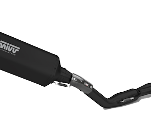 MIVV SR-1 Titan schwarz mit Carbonendkappe YAMAHA R7 22-24