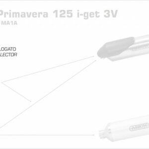 53067KZ-Arrow Krümmer mit Kat für Urban Endschalldämpfer Piaggio Vespa Primavera
