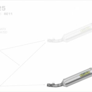 Arrow Street Thunder Aluminium Yamaha MT 125 (RE11) ´14/19