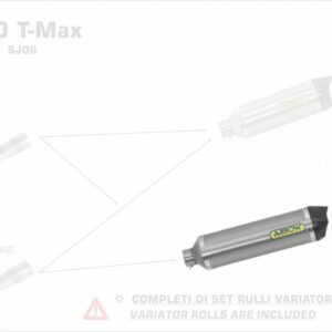 Arrow Race-Tech Aluminium, Yamaha T-MAX 530 12-