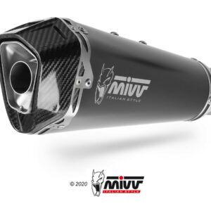 MIVV Delta Race Endschalldämpfer Edelstahl schwarz  BMW F 900 R 20-22
