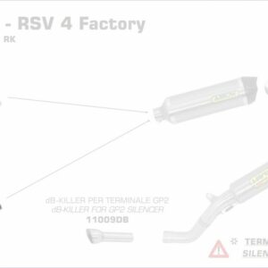 71406KZ-Arrow Verbindungsrohr mit Kat Aprilia RSV 4 Factory/Tuono V4 R/Aprilia T