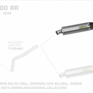 Arrow Indy Race Aluminium schwarz Honda CBR 600 RR 09-12