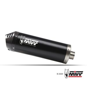 MIVV Oval Edelstahl schwarz QJ MOTOR SRT 800 S-X-SX 24-