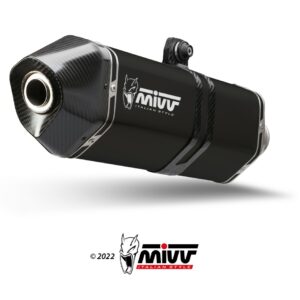 MIVV SPEED EDGE Edelstahl schwarz QJ MOTOR SRT 800 S-X-SX 24-